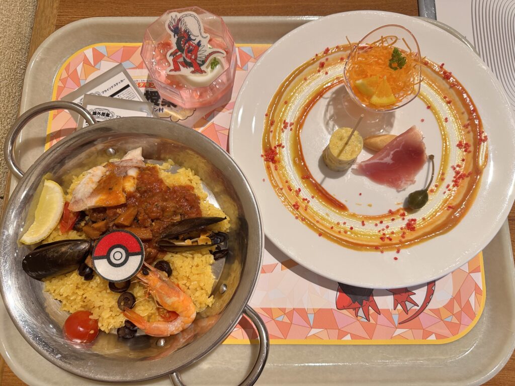 志摩スペイン村　ポケモンコラボ　コラボメニュー　オリジナルメニュー　ポケモン飯　レストラン　カフェ　メニュー　場所　コライドンのアクセルブレイクセット