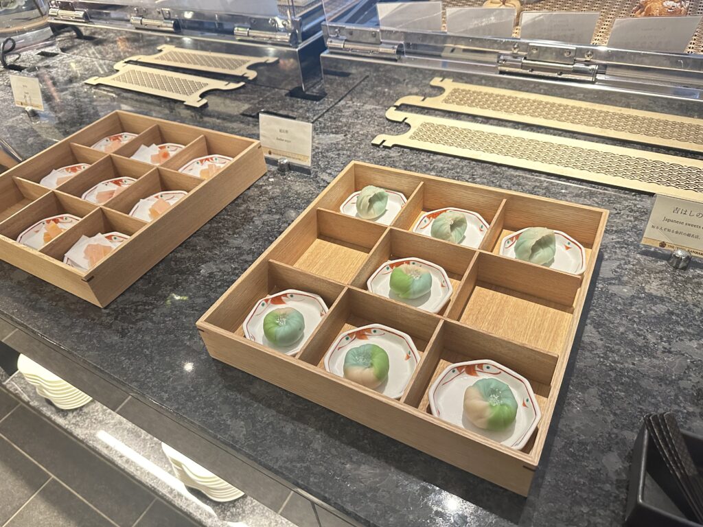 ザホテル山楽金沢 クラブラウンジ 吉はし 和菓子 上生菓子